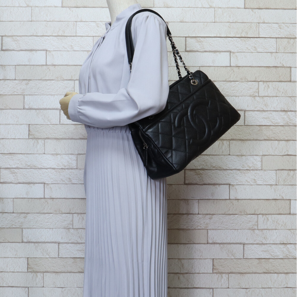 Chanel Bag Caviar Black Matelasse